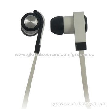 Wholesale Custom Rubber In-ear Earphones with 32Ω Impedance, 110cm ±3% Cable Length